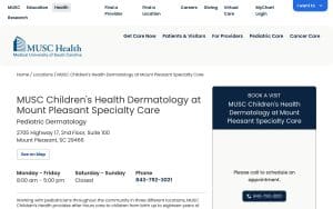 MUSC Children's Health Dermatology at Mount Pleasant Specialty Care