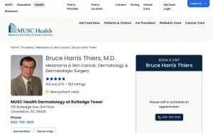 Bruce Harris Thiers, MD website