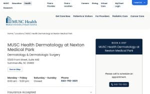MUSC Health Dermatology at Nexton Medical Park