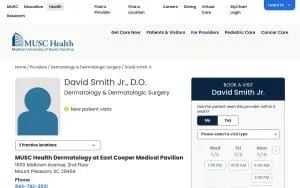 David Smith Jr., DO website
