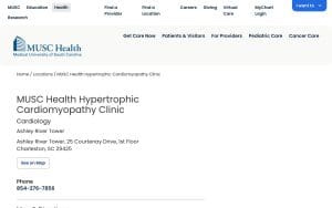 MUSC Health Hypertrophic Cardiomyopathy Clinic