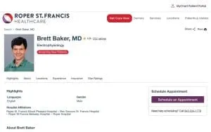 Brett Baker, MD website