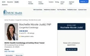 Rochelle Nicole Judd, FNP website