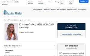 Kristen Cobb, MSN, AGACNP