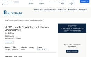 MUSC Health Cardiology at Nexton Medical Park