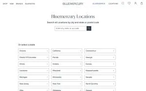 Bluemercury of Charleston website