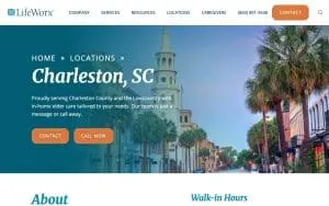LifeWorx Home Care of Mt Pleasant website