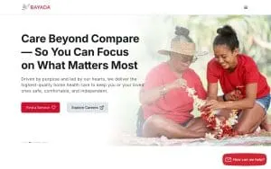 BAYADA Pediatrics of Mt Pleasant website
