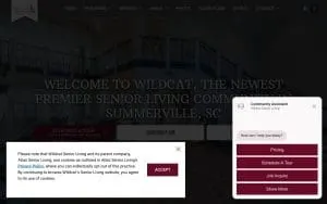 Wildcat Senior Living website