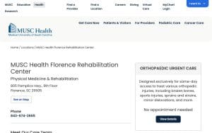 MUSC Health Florence Rehabilitation Center
