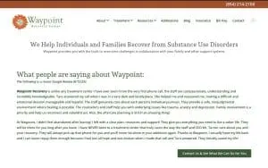 Waypoint Recovery Center Outpatient Treatment website