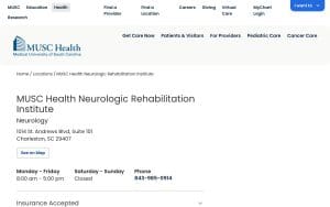 MUSC Health Neurologic Rehabilitation Institute