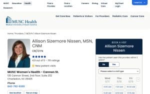 Allison Sizemore office MUSC