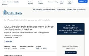 MUSC Health Pain Management at West Ashley Medical Pavilion