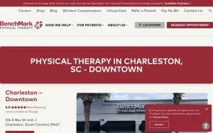 BenchMark Physical Therapy of Charleston website