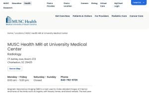 MUSC Health MRI at University Medical Center