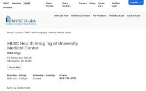 MUSC Health Imaging at University Medical Center