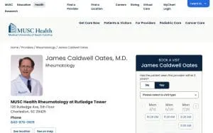 Jim Oates, MD website