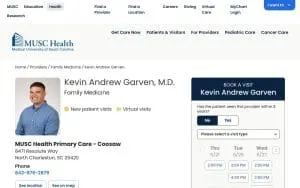 Kevin Andrew Garven, MD website