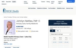 MUSC Health Primary Care - Lake City