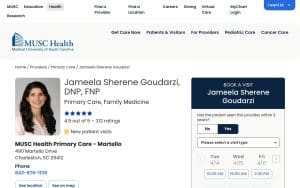 Jameela Sherene Goudarzi, DNP, FNP