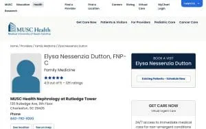 Elysa Nessenzia Dutton, FNP-C website
