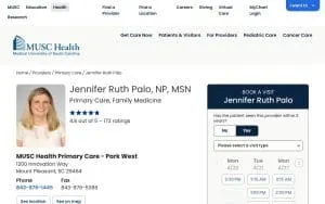 Jennifer Ruth Palo, NP website