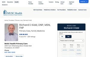 Richard E Kidd, DNP, MSN, FNP