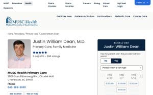 Justin William Dean, MD