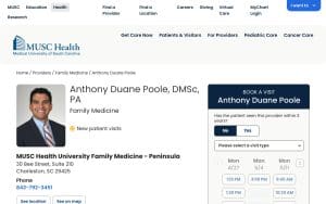 Anthony Duane Poole, DMSc, PA