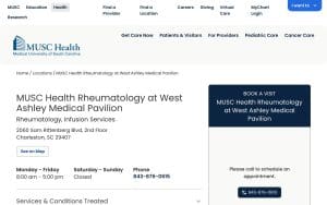 MUSC Health Rheumatology at West Ashley Medical Pavilion
