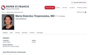 Maria D. Trojanowska, MD