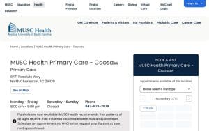 MUSC Health Primary Care - Coosaw