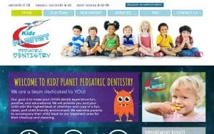 Kidz Planet Pediatric Dentistry of Goose Creek website