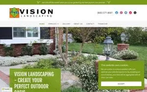 Vision 3 Landscaping LLC website