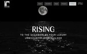 King Tide Custom Homes website