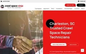 Crawl Space Ninja of Charleston website