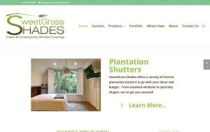 SweetGrass Shades website