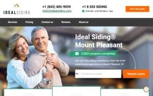 Ideal Siding website