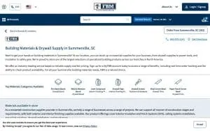 Foundation Building Materials of Summerville website