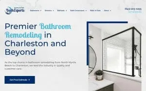 Charleston Bath Experts website
