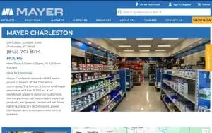 Mayer Electric Supply of Charleston website