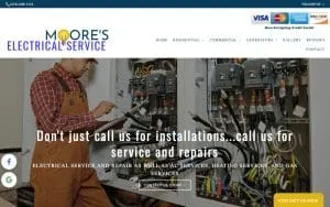 Moore's Electrical Services LLC website