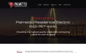 Palmetto Residential Electric website