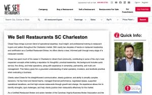 We Sell Restaurants Charleston