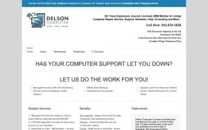 Delson Computer (closed) website