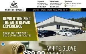 Service Center at Porsche Charleston website