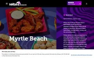 Mellow Mushroom Myrtle Beach website