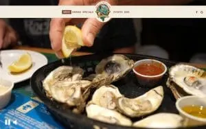 Rockefellers Raw Bar website