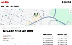 Papa Johns Pizza